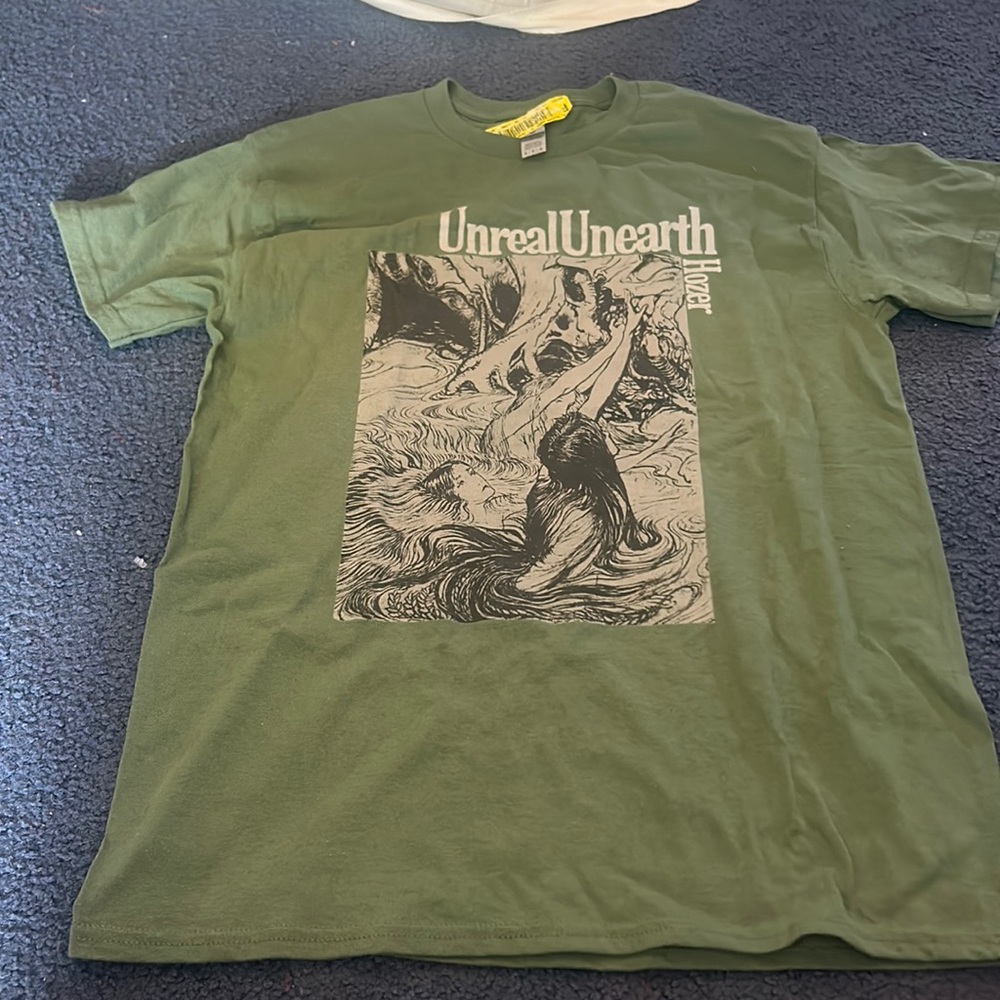 Brand new Hozer Unreal Unearth olive green size M tshirt - Picture 1 of 3